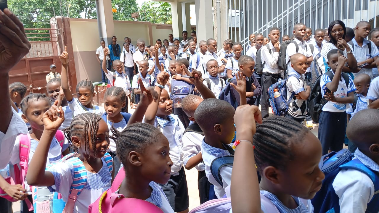 La récréation des élèves